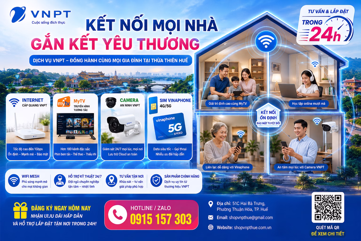 Dịch vụ VNPT tại Thừa Thiên Huế