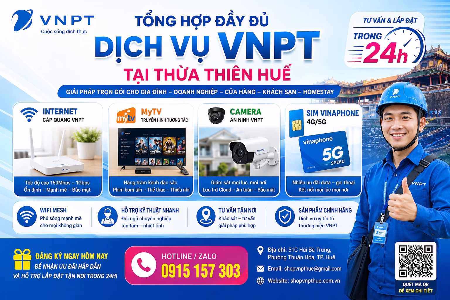 Dịch vụ VNPT tại Thừa Thiên Huế