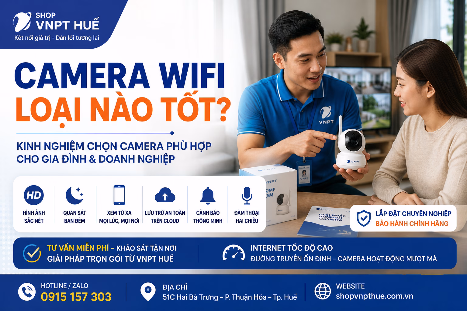 Camera wifi loại nào tốt
