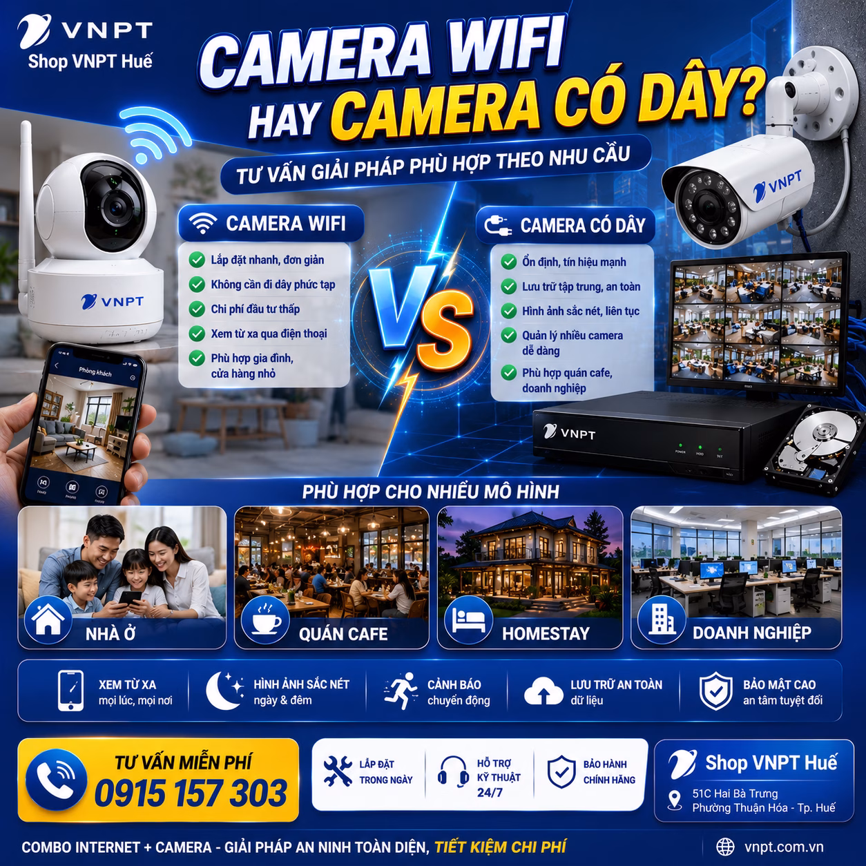 Lắp camera VNPT giá bao nhiêu