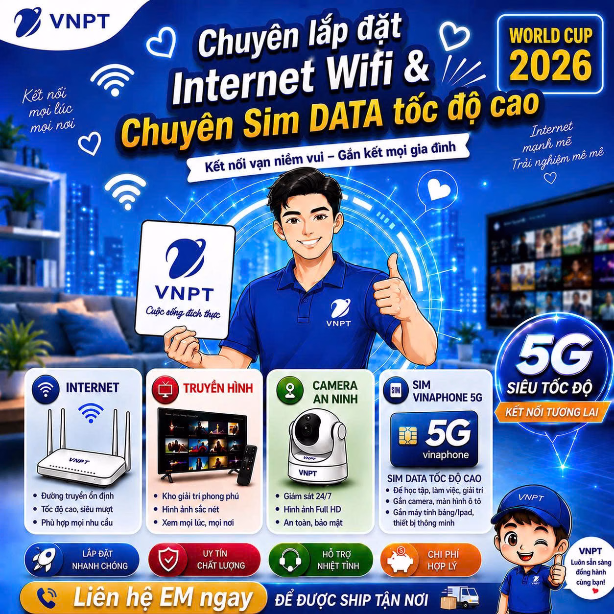 Sử dụng MYTV VNPT để xem World Cup 2026