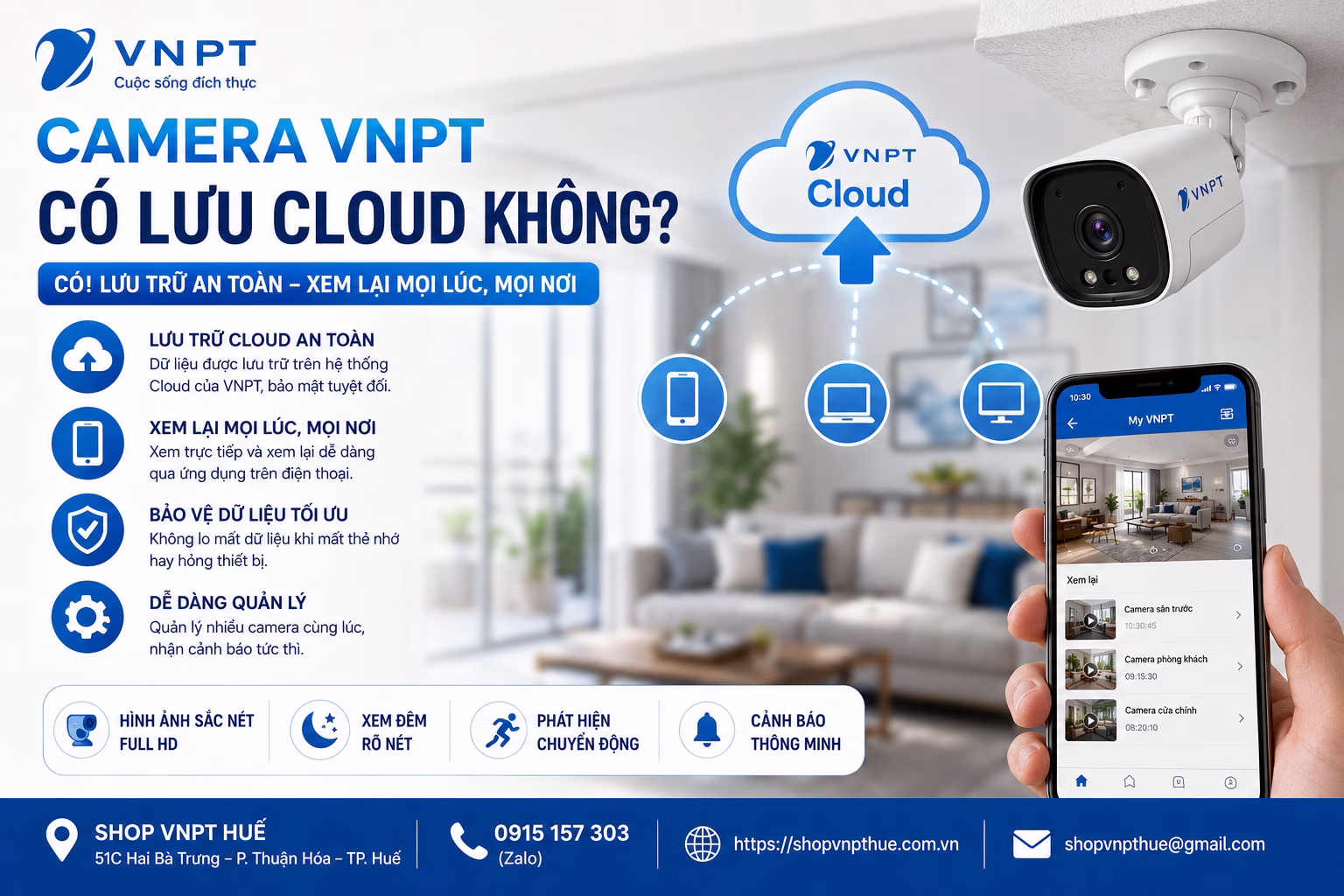 Camera VNPT có lưu cloud không 1