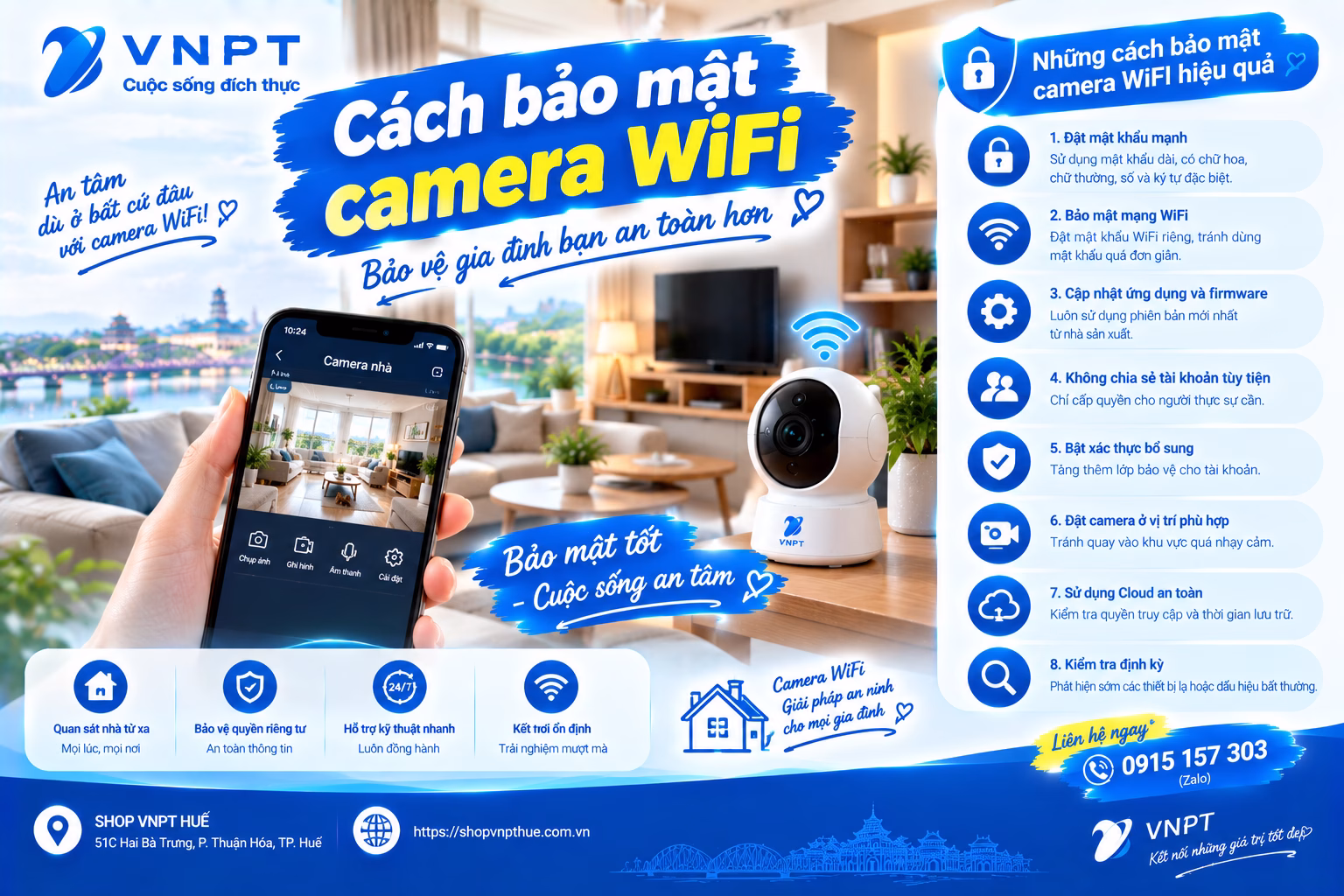 Cách bảo mật camera wifi 1