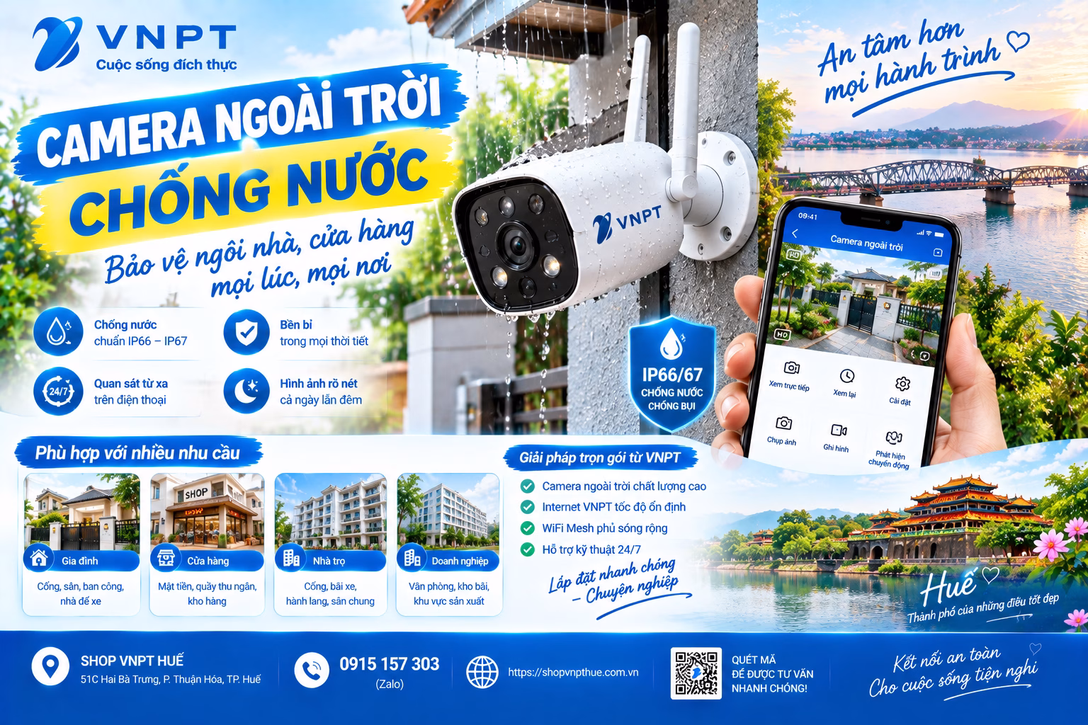 Camera ngoài trời chống nước 1