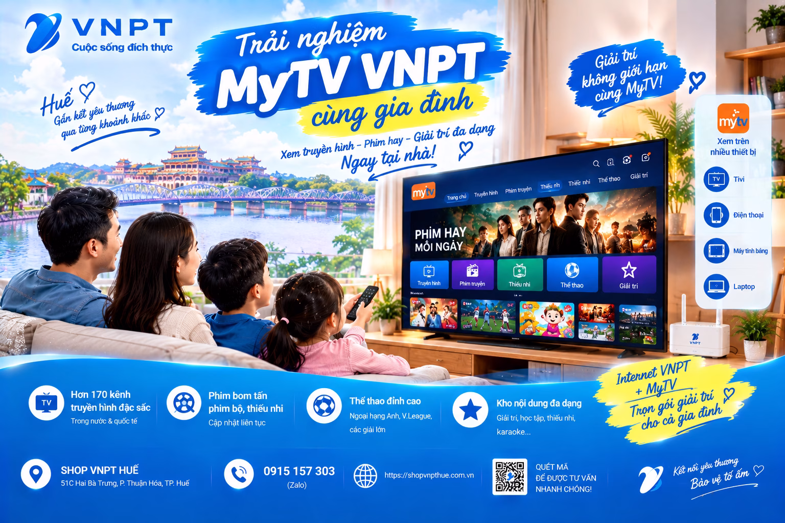Trải nghiệm MyTV VNPT thực tế 1