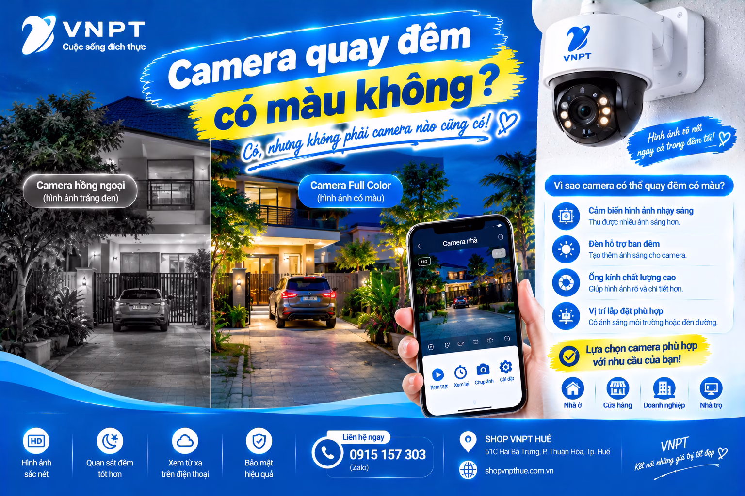 Camera quay đêm có màu không 1